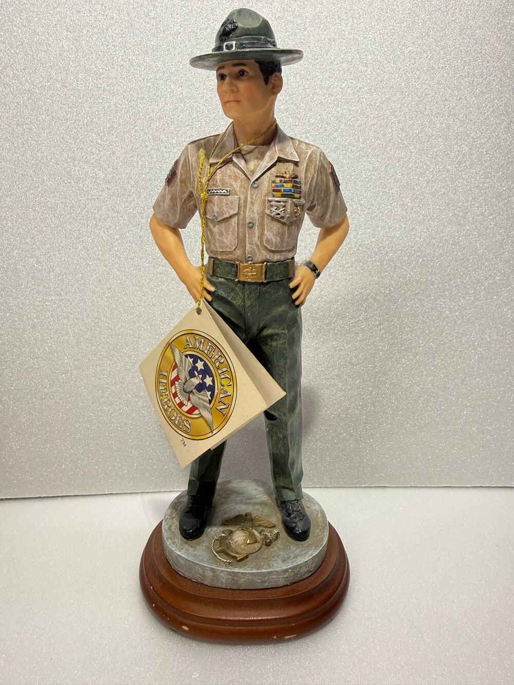 1998 Core Values By Vanmark USMC Drill Instructor 9” Figure American Heroes